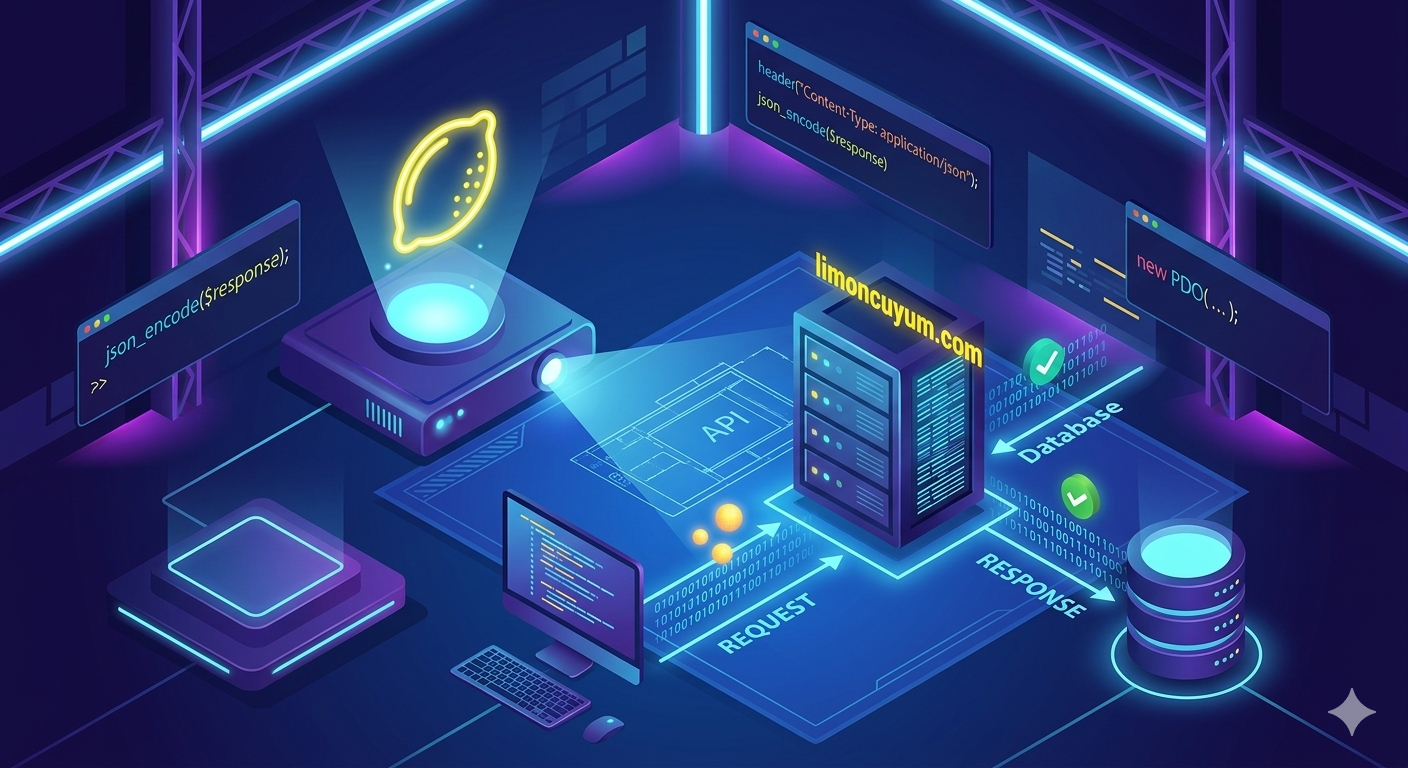 PHP ile REST API Yapımı: Sıfırdan Profesyonel API Geliştirme Rehberi kapak görseli