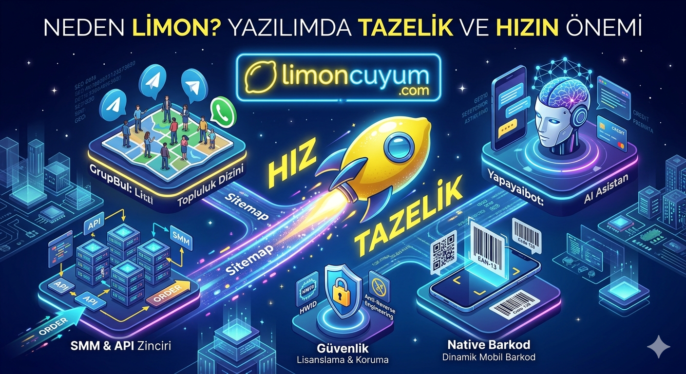 Neden Limon? Yazılımda Tazelik ve Hızın Önemi kapak görseli